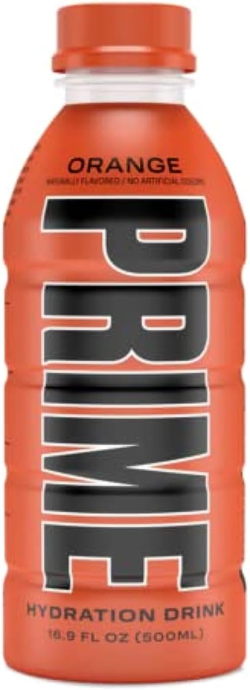 Prime Hydration Energy Drink by Logan Paul & KSI ORANGE - 500ml