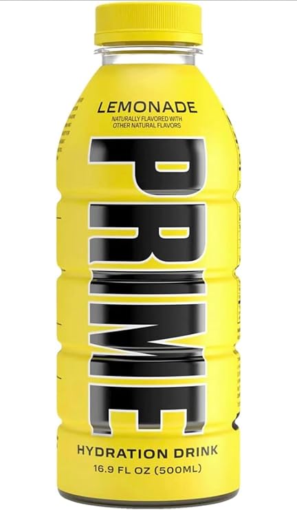 Prime Hydration Yellow Lemonade Drink By KSI & Logan Paul 500ml - US Import