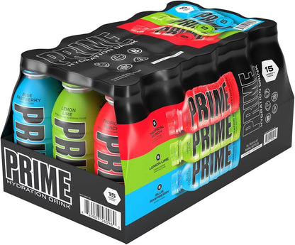 Prime Hydration Drink Variety Pack (16.9 fl. oz, 15 pk.)