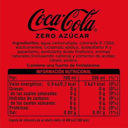 Coca-Cola Zero Sugar 24 x 330 ml